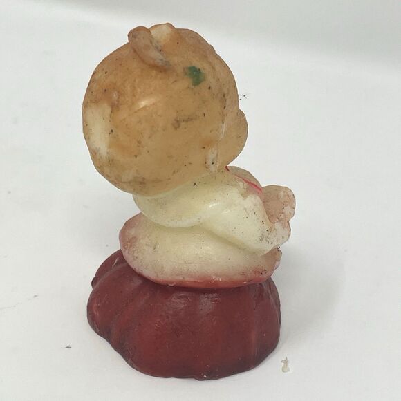 Vintage Gurley Candles Christmas Carolers Lot of 4 Wax Holiday Figures 1950's - Picture 14 of 16